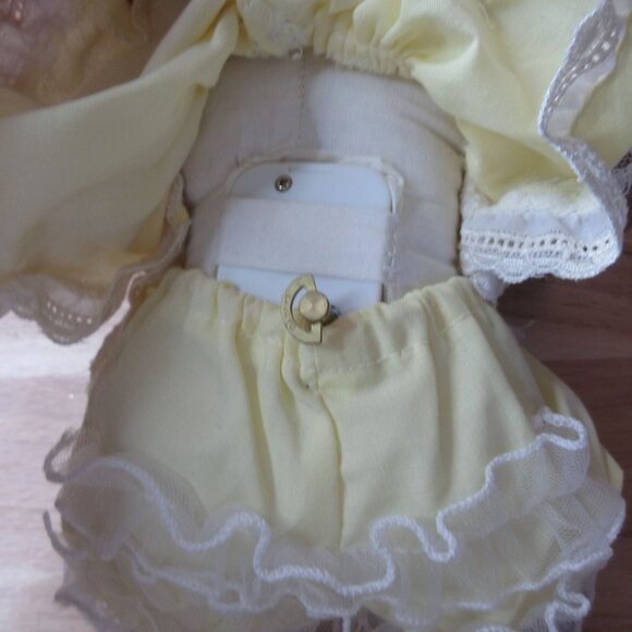 Musical African American 12" Porcelain Laying Doll - Plays Hush Little Baby - Picture 8 of 8